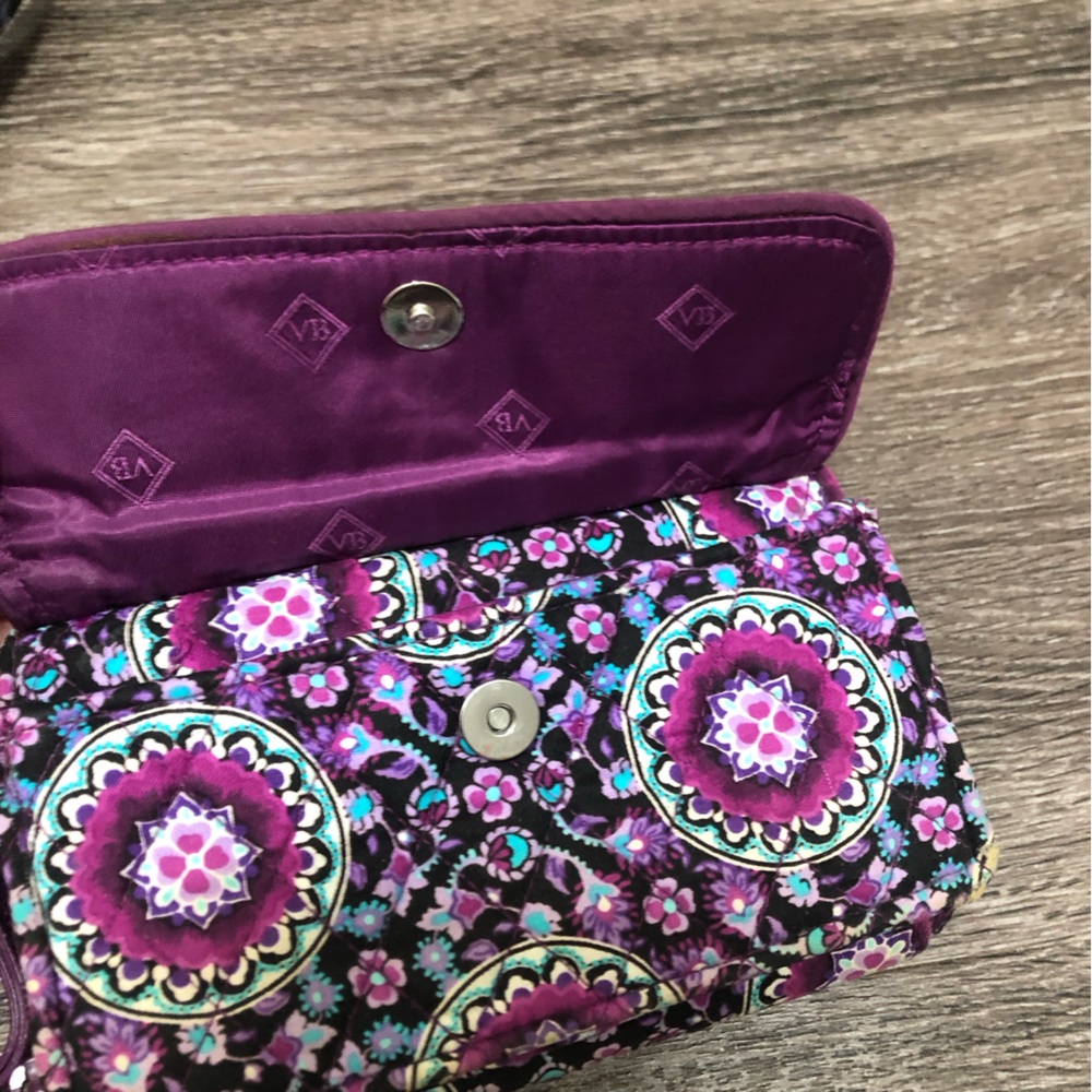 Vera Bradley Purple/Lavender Medallion Tote & RFID All-In-One Crossbody Set - Picture 9 of 13